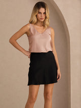 [Toscana] SilkSilky-DK Sleeveless V Neck Camisole Top 005