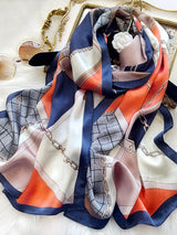 [P085] SilkSilky-DK Pure Silk Scarf 001