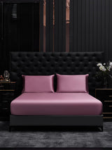 [Bleg Mauve] SilkSilky-DK 25Momme Sengesæt 002
