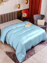 [Lyseblå] SilkSilky-DK 19Momme Duvet Covers 001