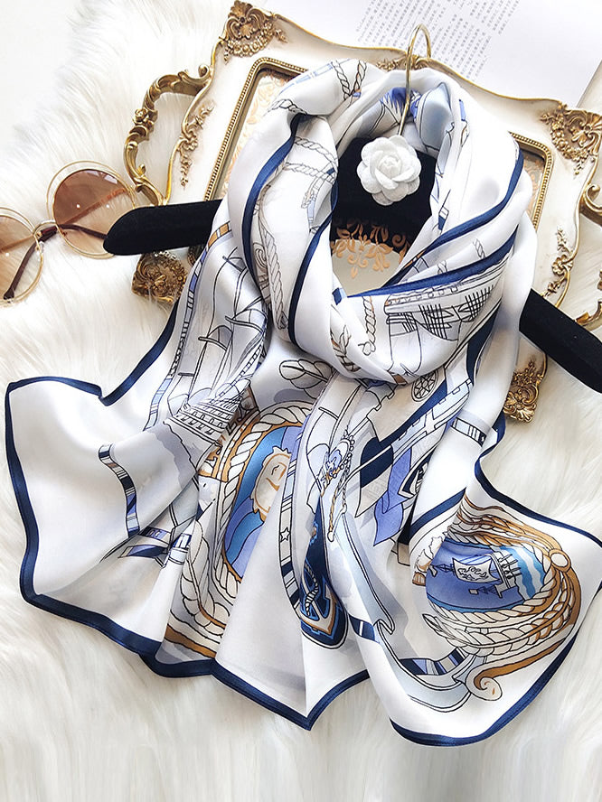 [P023] SilkSilky-DK Scarf 001,