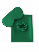 [Mørkegrøn] SilkSilky-DK 19Momme Pure Silk Pillowcase Set 005