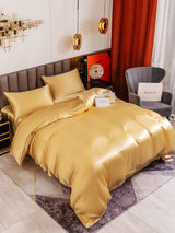 [Champagne] SilkSilky-DK 19Momme Sengesæt 003