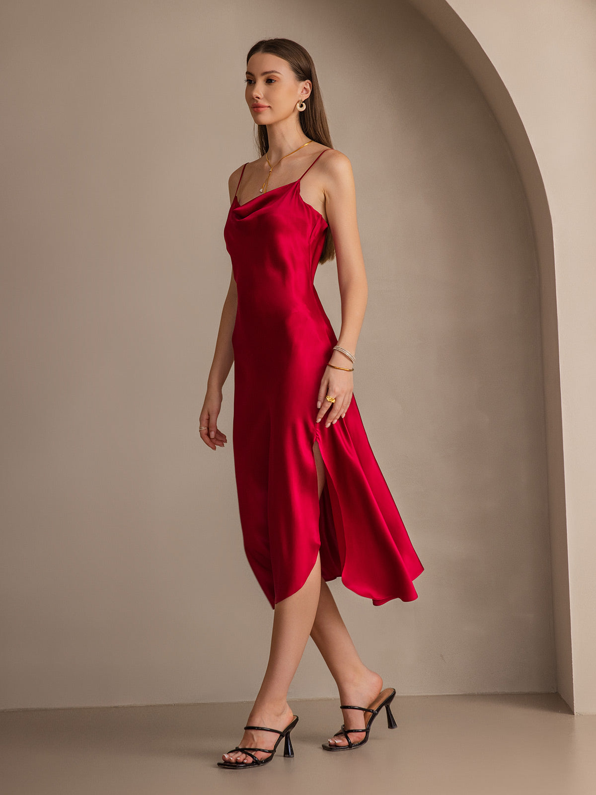[Vin] SilkSilky-DK 19Momme Dress 008