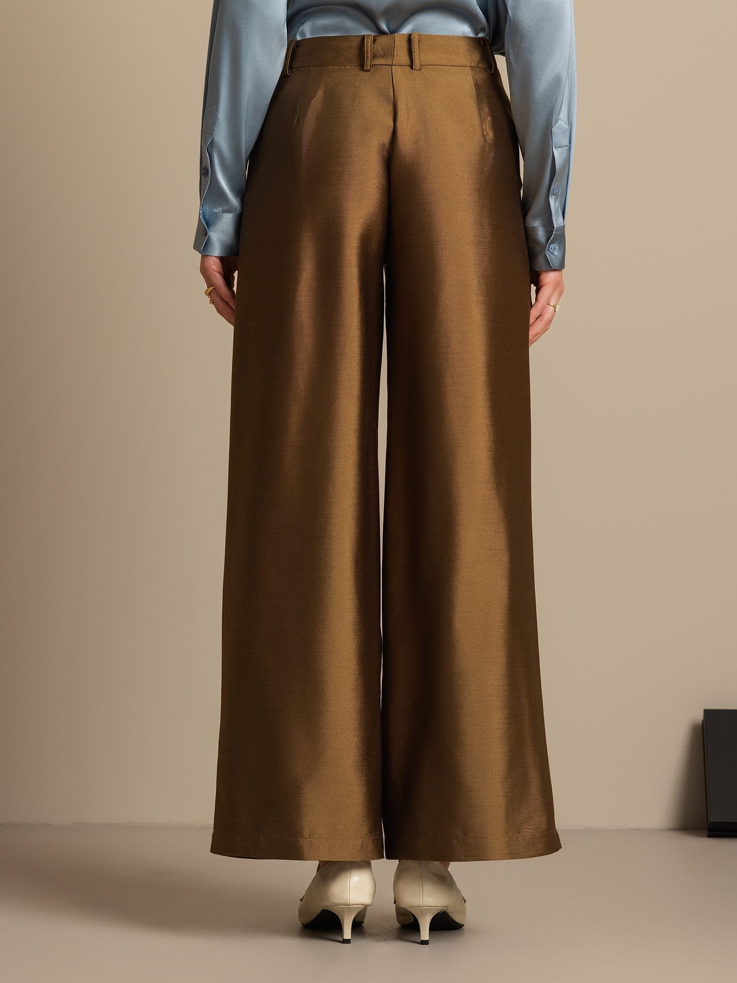 [Bronze] SilkSilky-DK 32Momme Silke Womens Pants 002,