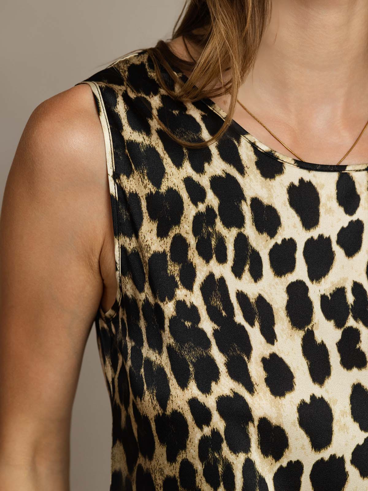 [Leopard] SilkSilky-DK 19Momme Silke Camisoles 005