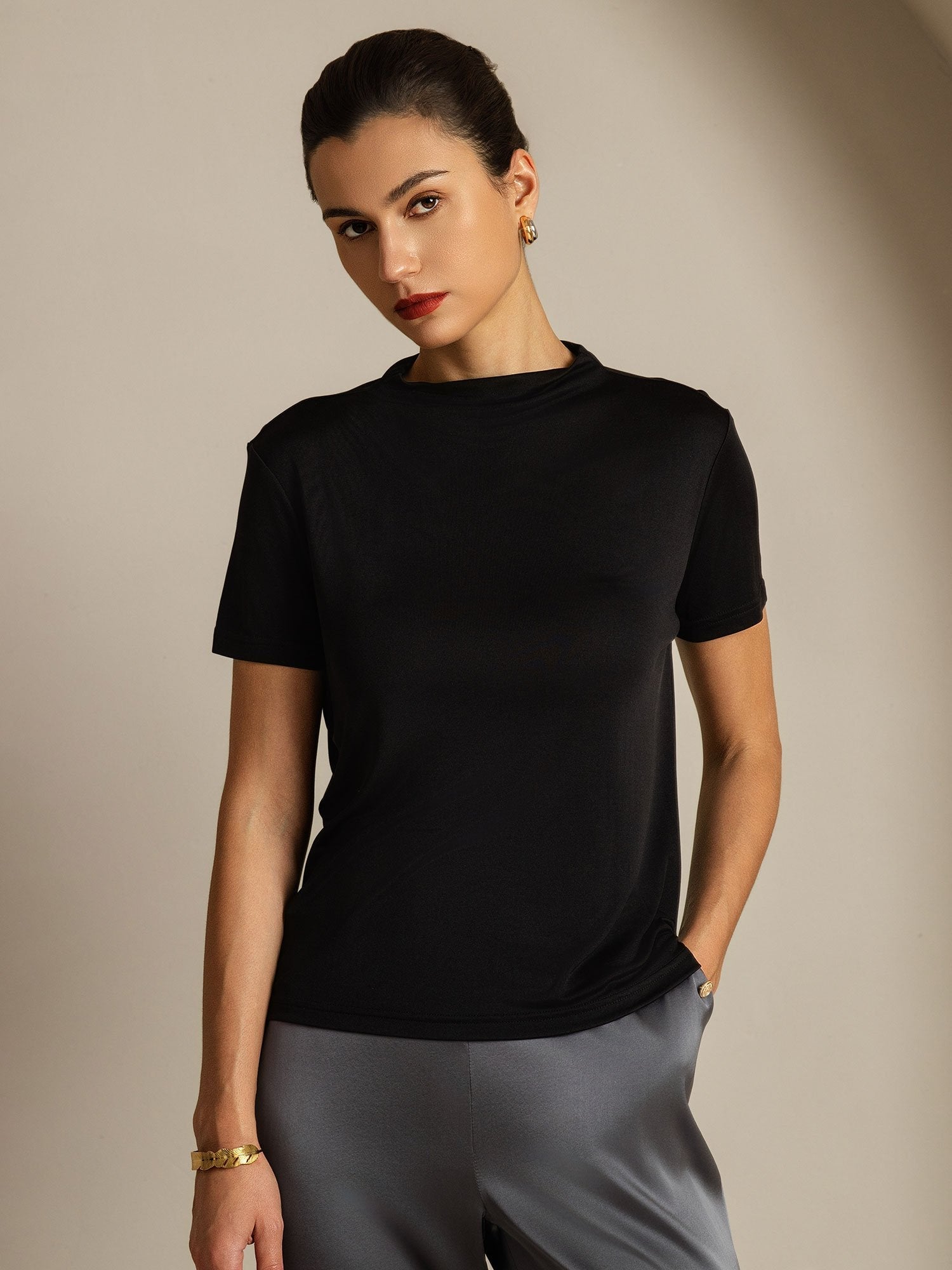 [Sort] SilkSilky-DK Silke Womens T-Shirt 001