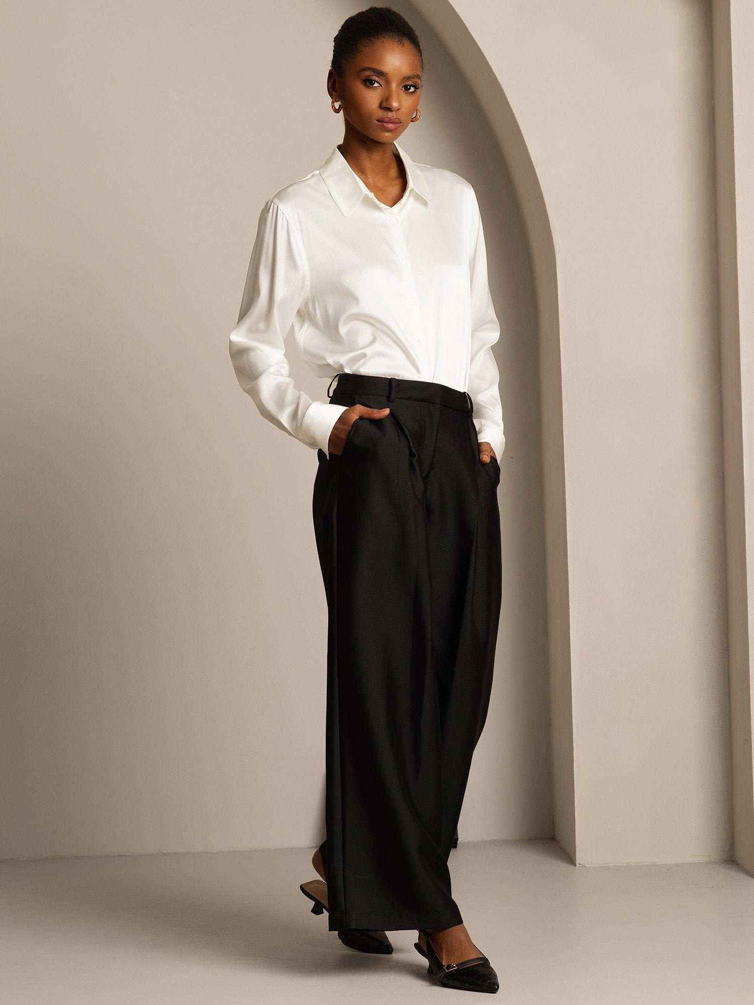 [Sort] SilkSilky-DK 32Momme Silke Womens Pants 006,