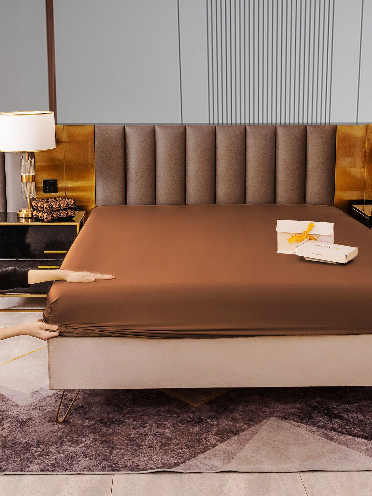 [Kaffe] SilkSilky-DK 22Momme Sheet 004