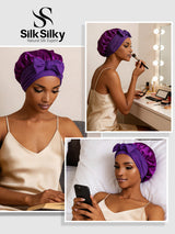 [Lilla] SilkSilky-DK Sovehætte 005
