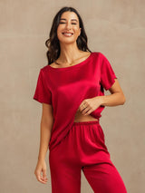 [Vin] SilkSilky-DK 19Momme Dame Pyjamas 008