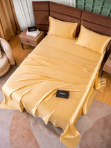 [Champagne] SilkSilky-DK 25Momme Sengesæt 004