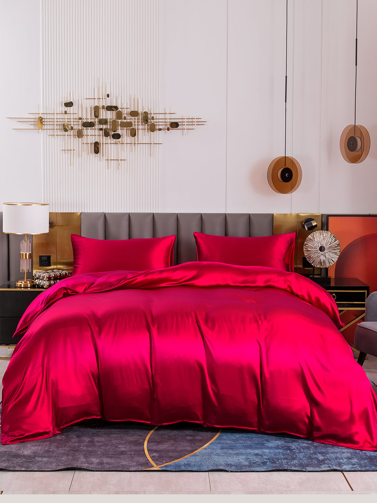 [Vin] SilkSilky-DK 19Momme Bedding Set 005