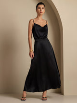 [Sort] SilkSilky-DK Spaghetti Strap Cowl Neck Women's Outfit Sets 003