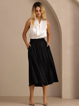 [Sort] SilkSilky-DK Nederdel 005