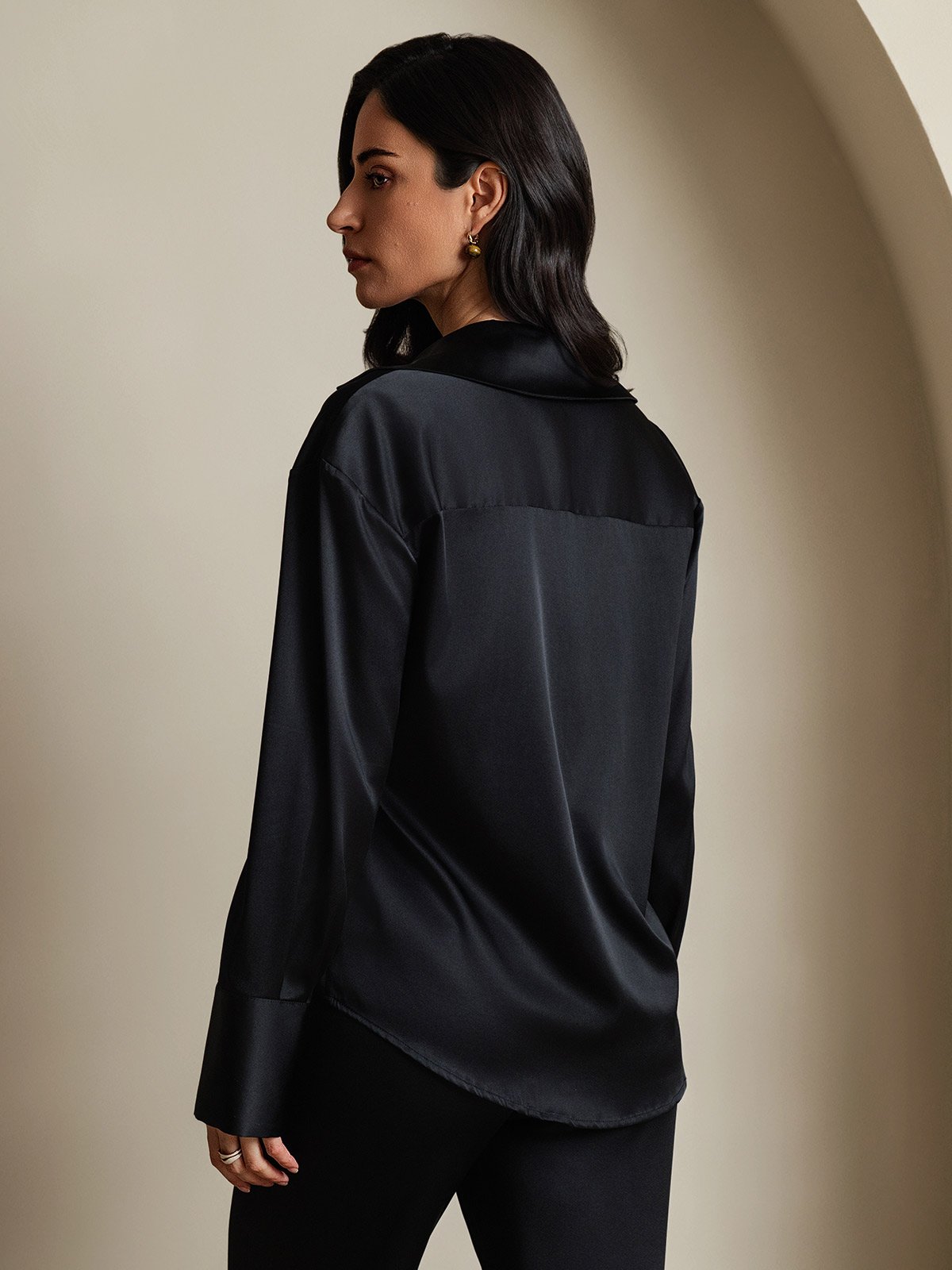 [Sort] SilkSilky-DK 19Momme Silke Womens Shirt 002
