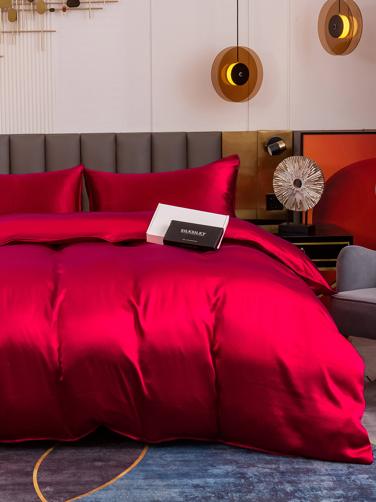 [Vin] SilkSilky-DK 19Momme Bedding Set 002
