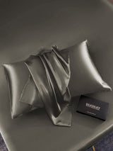[Mørkegrå] SilkSilky-DK 19Momme Pillowcase 005