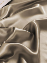 [Kaki] SilkSilky-DK 19Momme Sengesæt 006