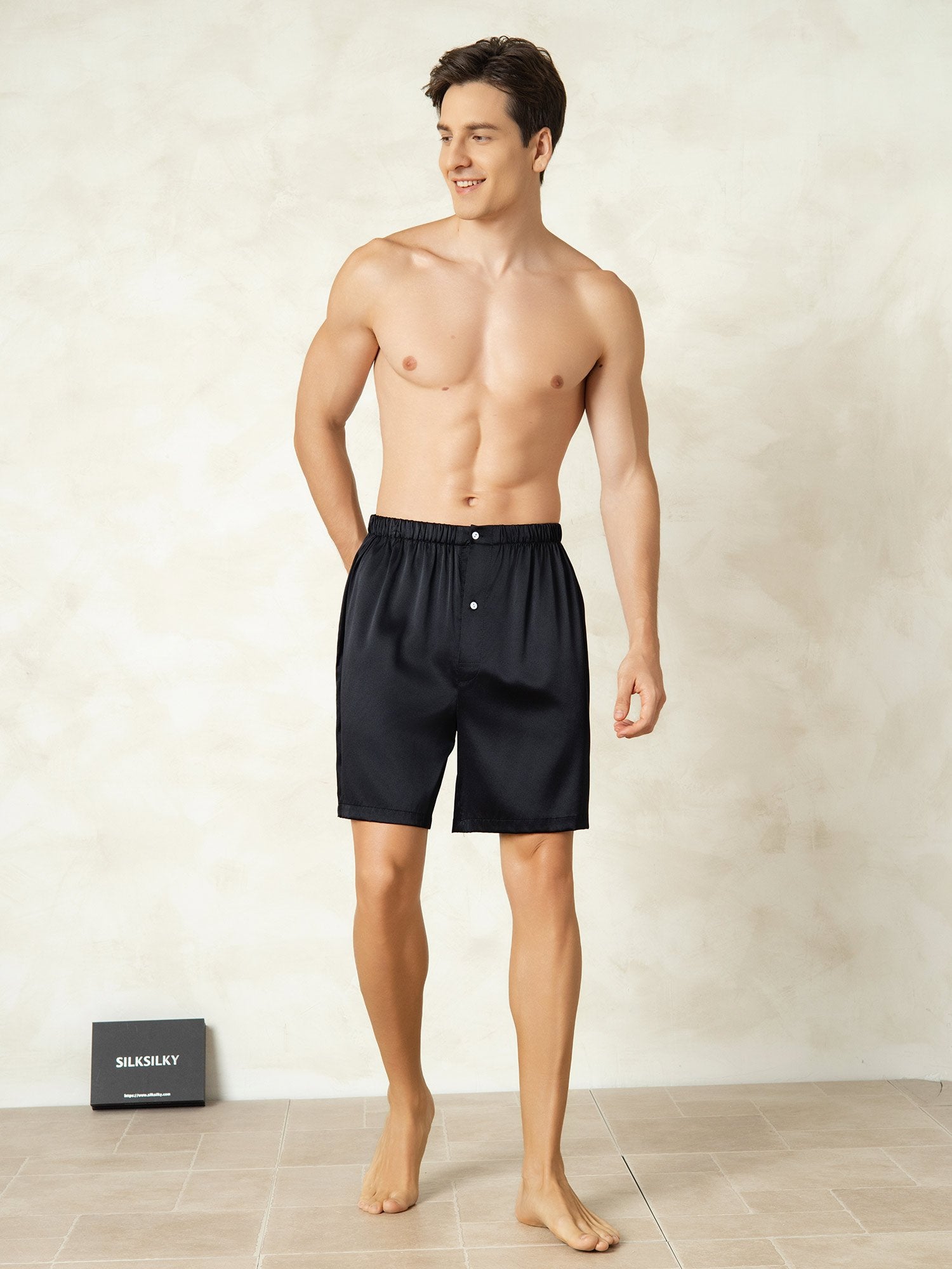 [Sort] SilkSilky-DK Silke Mens Sleep Bottoms 003
