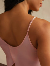 [Lyserød] SilkSilky-DK Spaghetti Strap Camisole Sæt 004