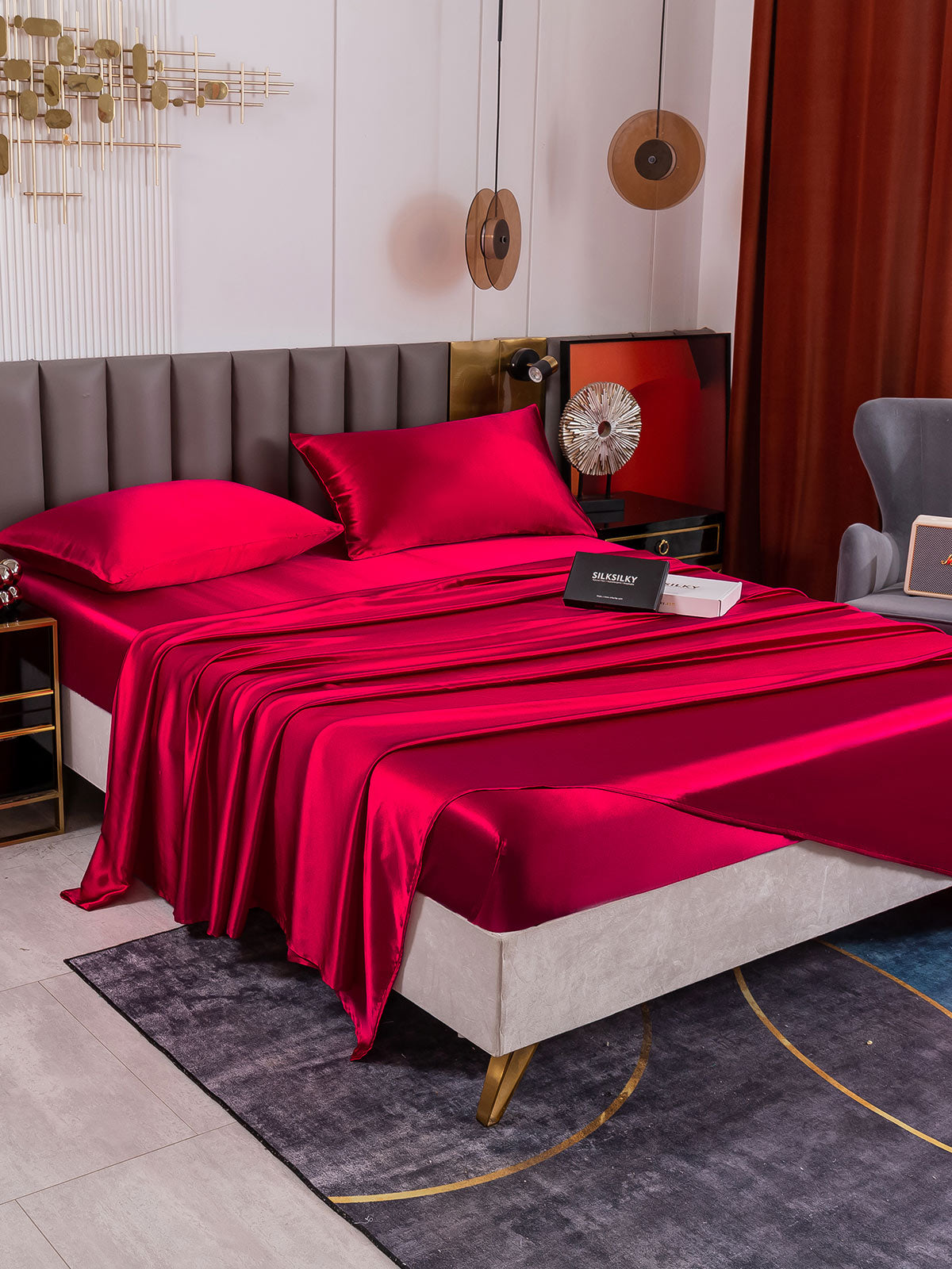[Vin] SilkSilky-DK 19Momme Bedding Set 004