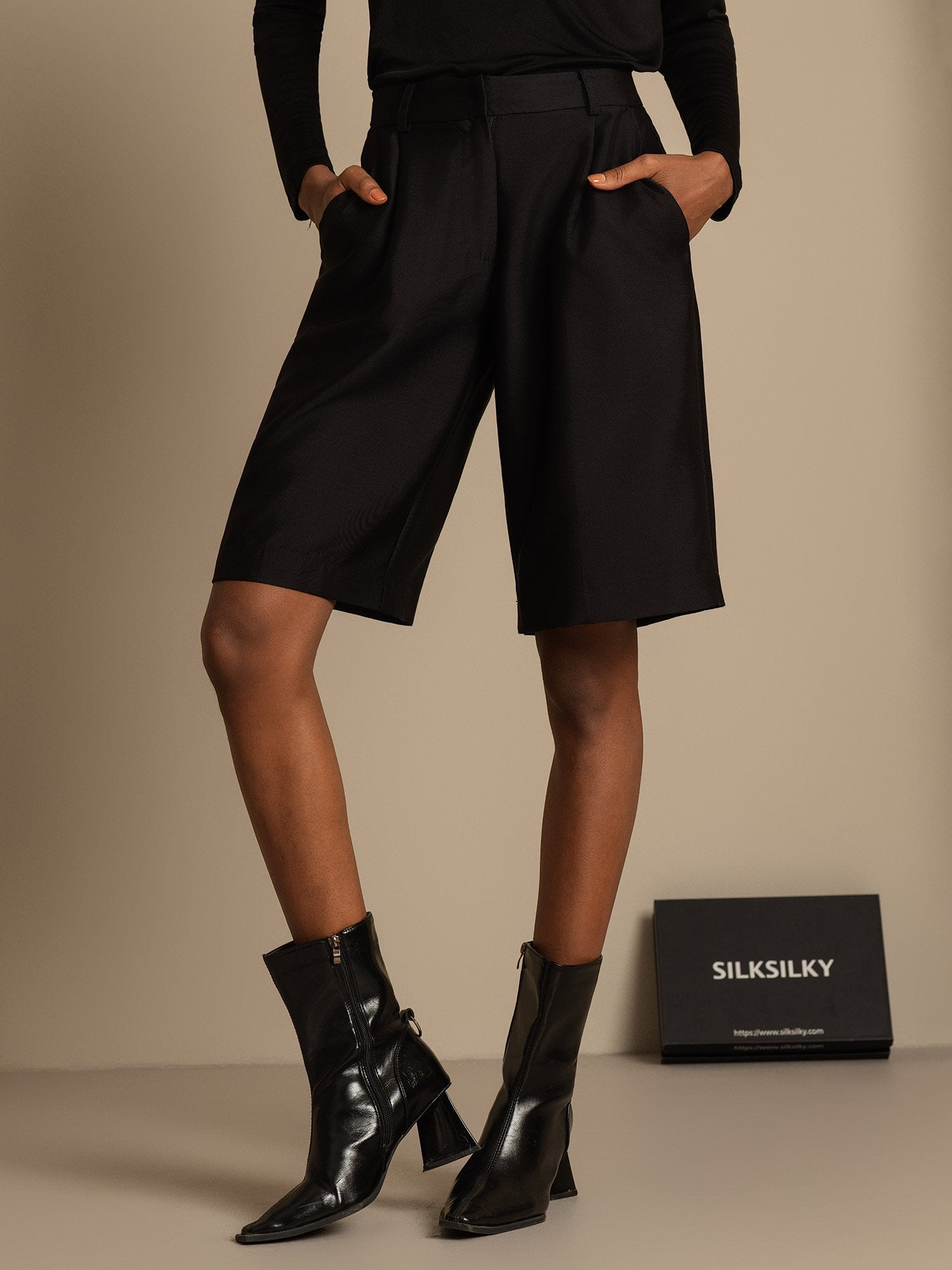 [Sort] SilkSilky-DK 32Momme Silke Womens Shorts 001,