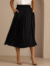 [Sort] SilkSilky-DK Nederdel 001