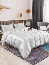 [Sølv] SilkSilky-DK 19Momme Bedding Set 002