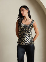 [Leopard] SilkSilky-DK 19Momme Silke Camisoles 006,