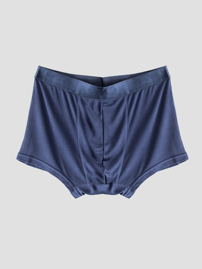 [Mørkeblå] SilkSilky-DK Mens Underwear 006