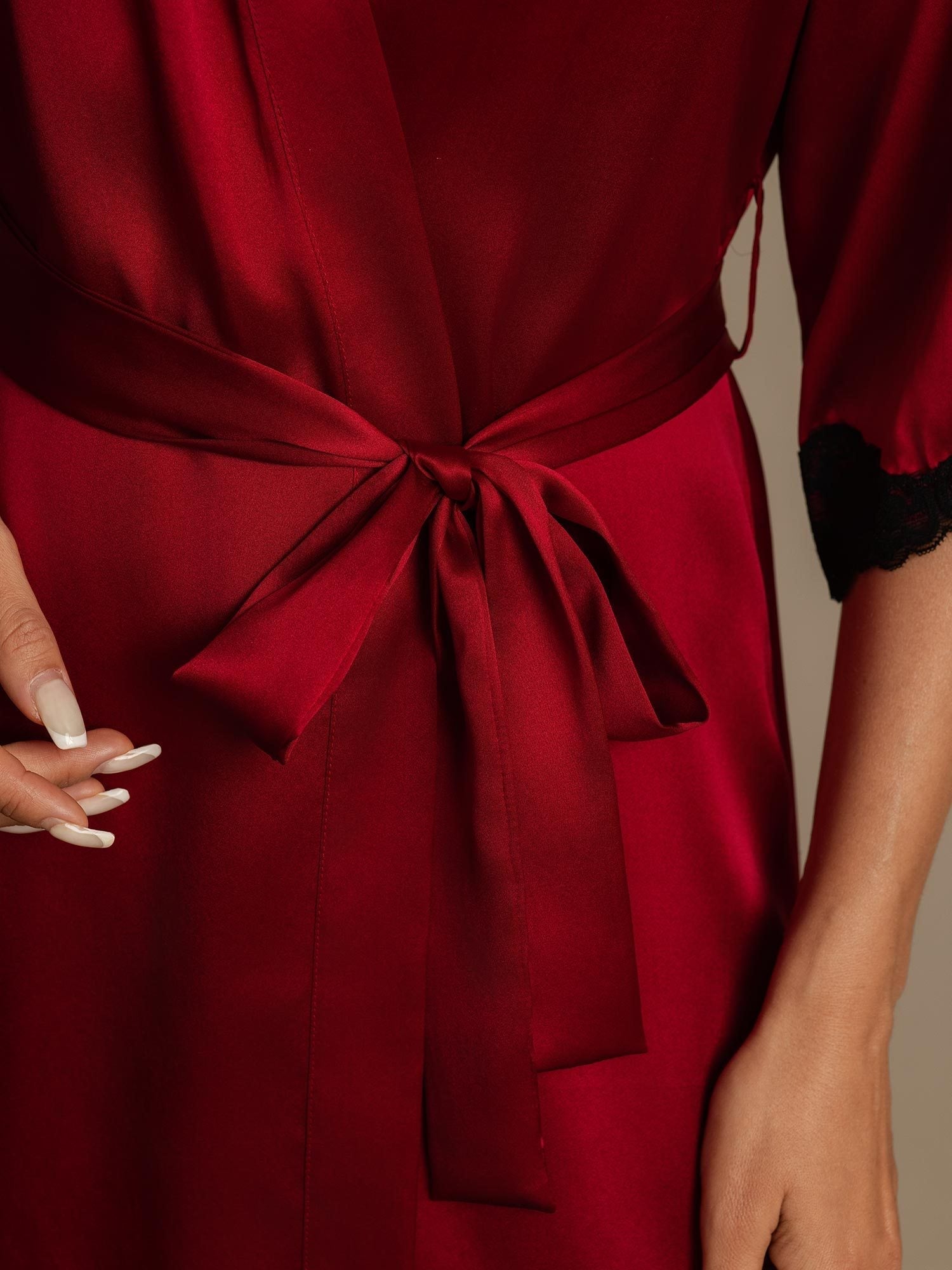 [Vin] SilkSilky-DK Silke Womens Robe 005