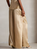 SilkSilky-DK-19Momme-Silke-Womens-Pants-Champagne-004