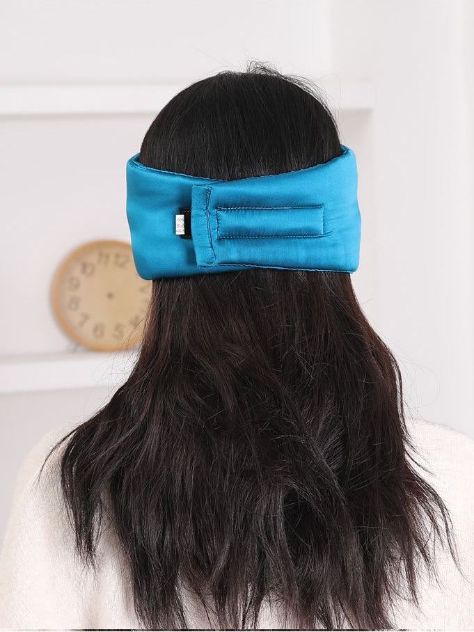 [Blågrøn] SilkSilky-DK 19Momme Eye Mask 003