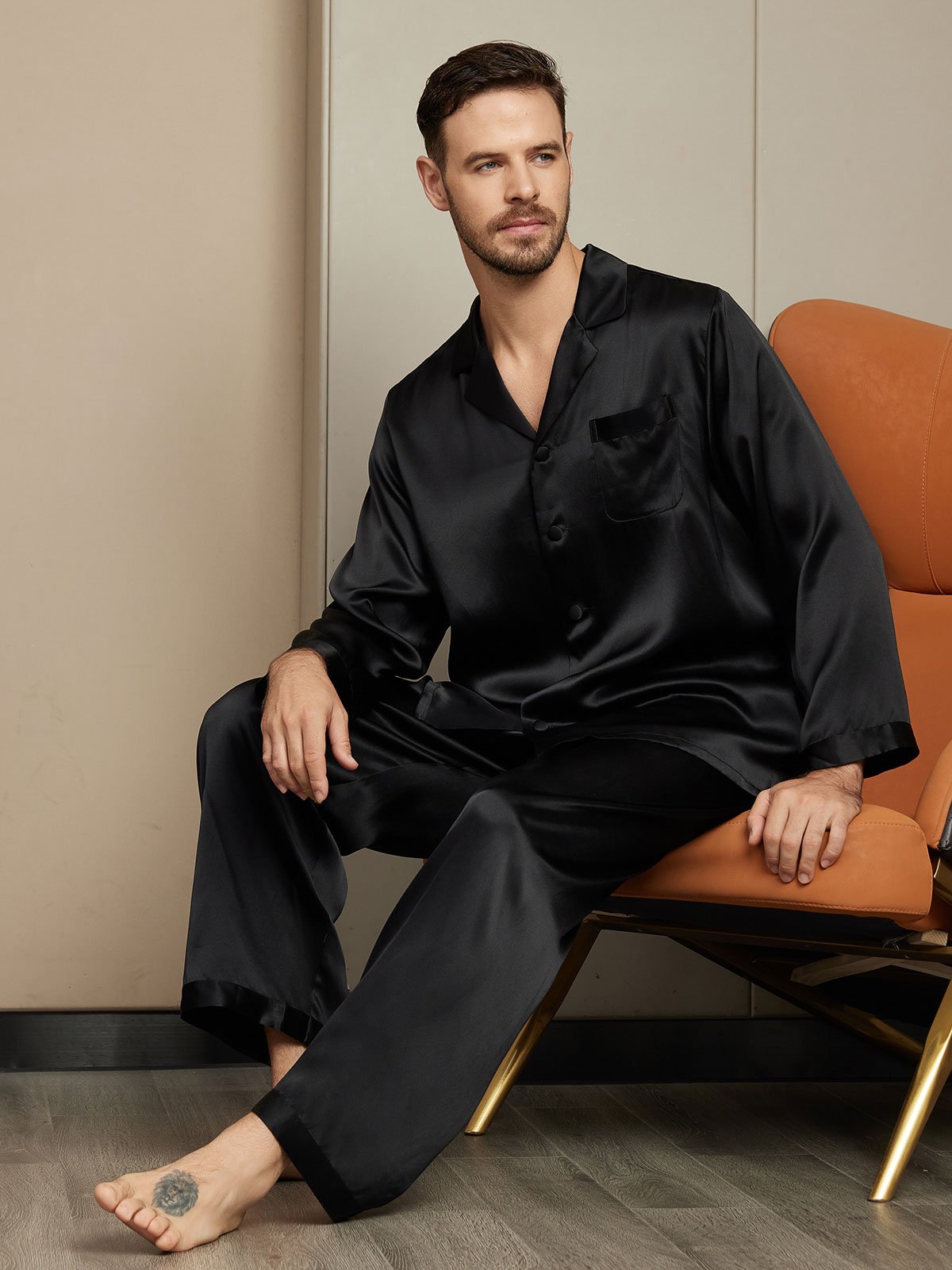 [Sort] SilkSilky-DK Mens Pajamas 003