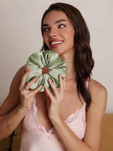 [Lysegrøn] SilkSilky-DK Scrunchie 003