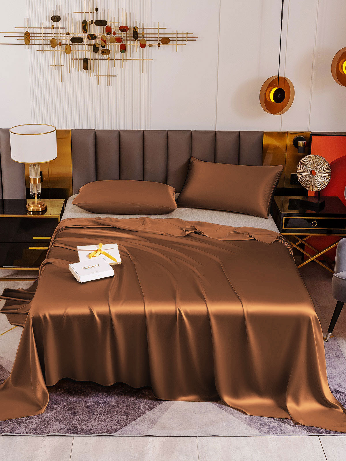 [Kaffe] SilkSilky-DK 19Momme Bedding Set 002