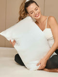 SilkSilky-DK-22Momme-Pure-Silk-Pillowcase-Hvid-005