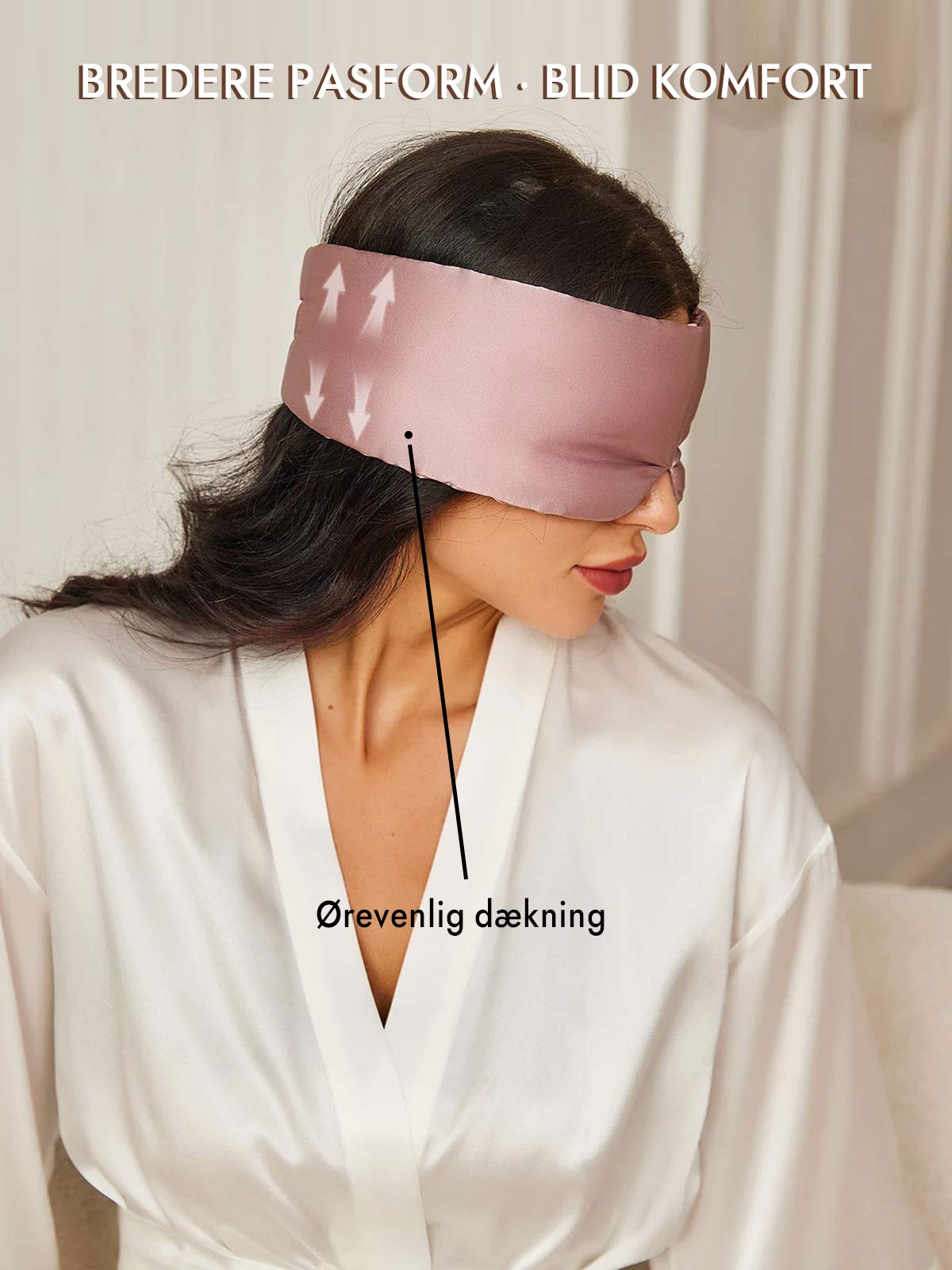 [Bleg Mauve] SilkSilky-DK Øjenmaske 005