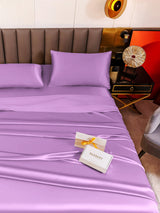 [Lavendel] SilkSilky-DK 19Momme Sengesæt 005