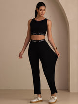 [Sort] SilkSilky-DK Sleeveless Crew Neck Women's Outfit Sets 006