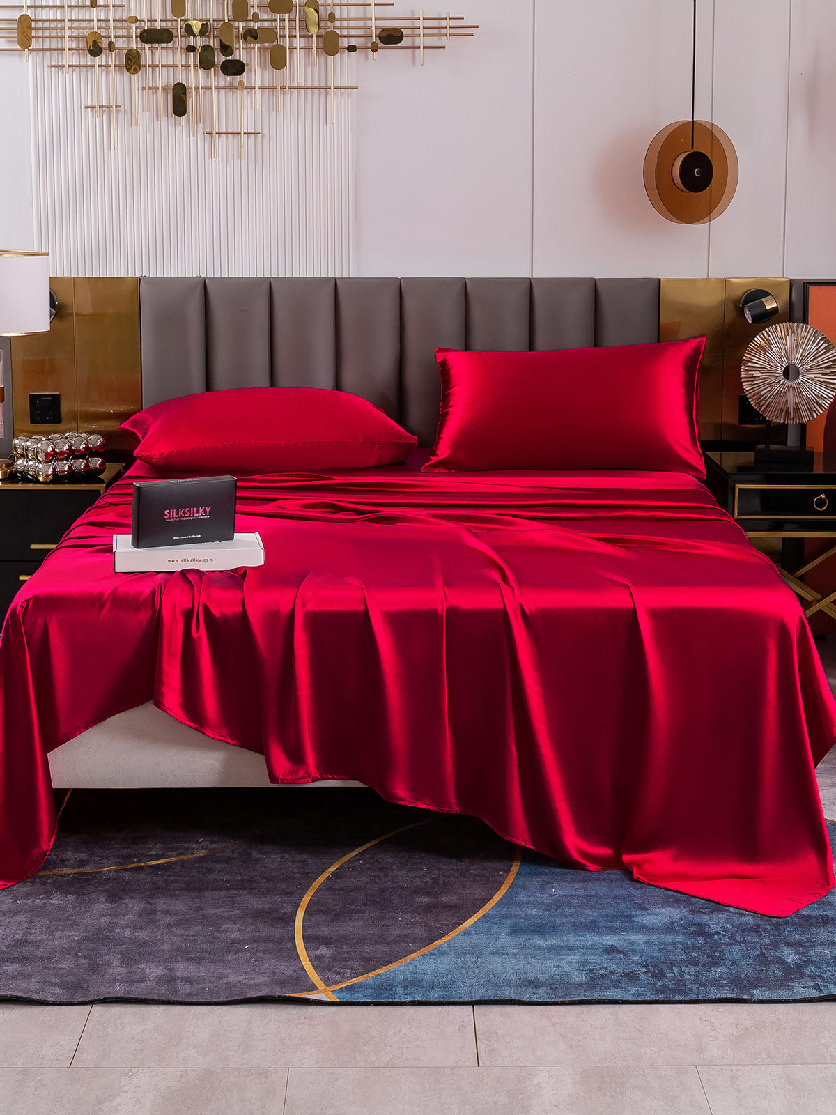 [Vin] SilkSilky-DK 19Momme Bedding Set 002