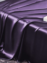 [Mørke Lilla] SilkSilky-DK 25Momme Bedding Set 005