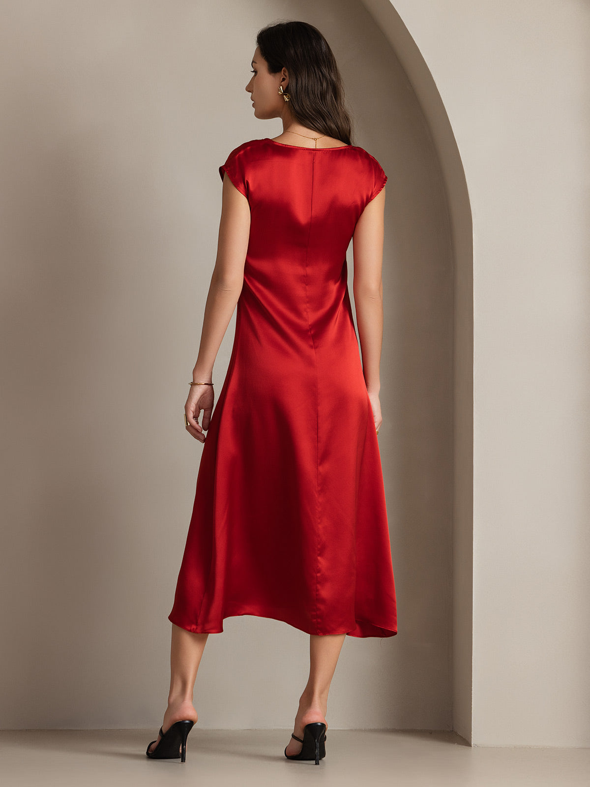 [Vin] SilkSilky-DK 19Momme Silke Dress 002
