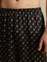 [Sort Kæde] SilkSilky-DK Men's Sleep Shorts 004