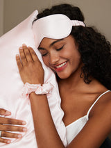 [Lyserød] SilkSilky-DK 19Momme Pure Silk Pillowcase Set 001