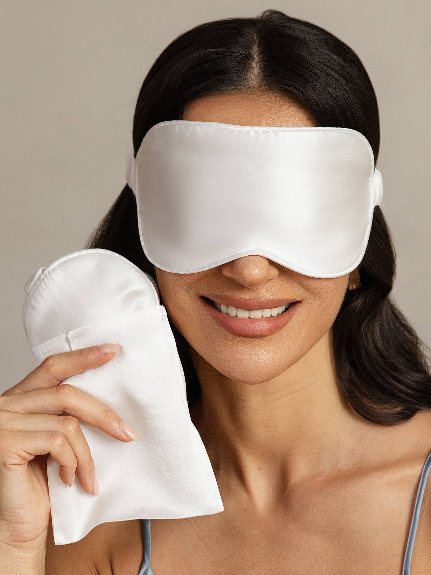 [Hvid] SilkSilky-DK Silke Eye Mask 001