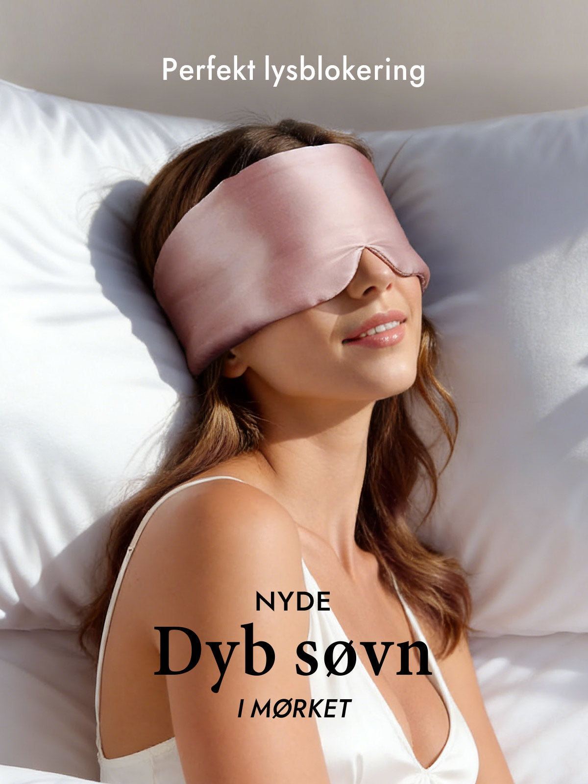 [Lys Pink] SilkSilky-DK Øjenmaske 003