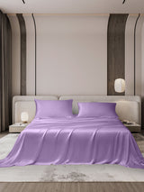 [Lavendel] SilkSilky-DK 19Momme Sengesæt 001