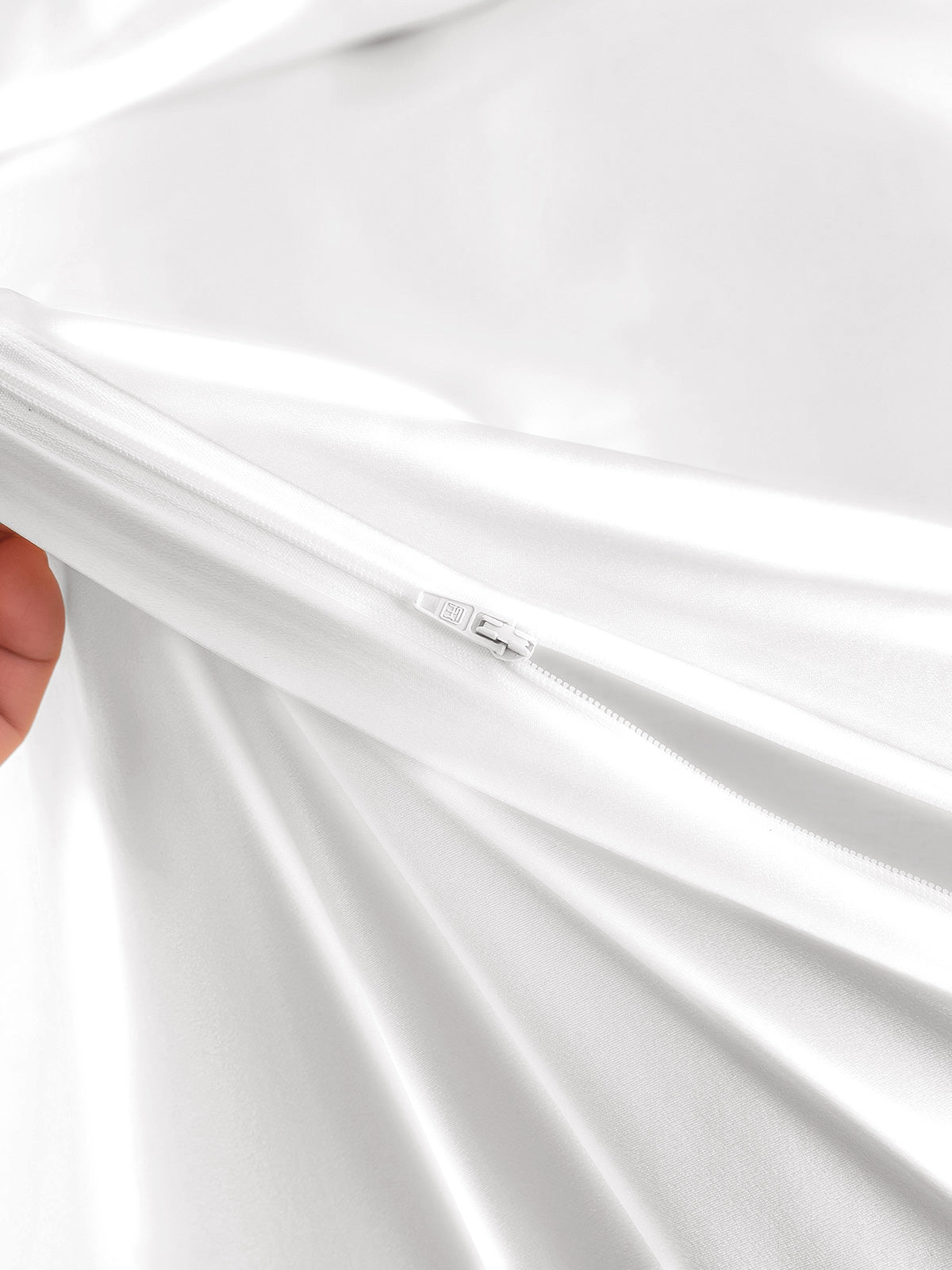 [Hvid] SilkSilky-DK 19Momme Duvet Cover 005